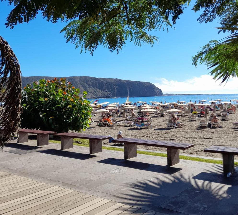 Luxory Dreamy Sunset, Seafront, Direct Access To The Promenade,Wifi,Pool,Free Parking Appartement Los Cristianos  Buitenkant foto